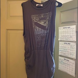 Graphic Band Tee Dress